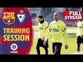 FULL STREAM | Braithwaite's first training session