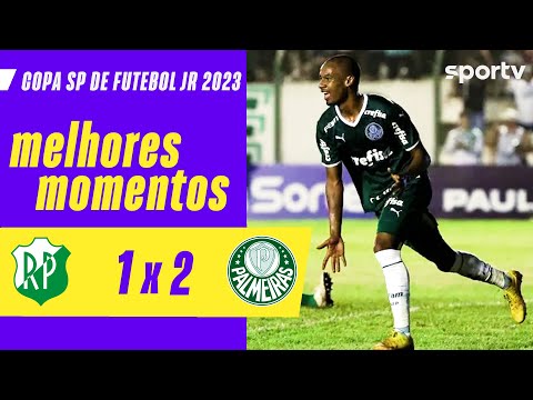Gols e lances de Rio Preto x Palmeiras
