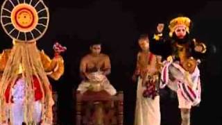 Balivadham (the Killing of Bali) Kuttiyattam