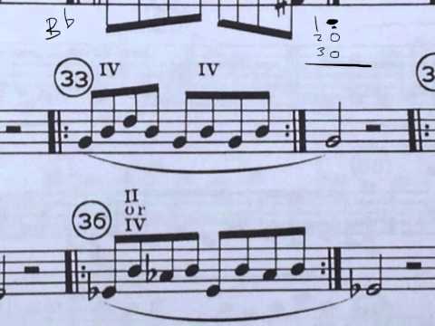 Sax B Flat Exercise With Bis Key