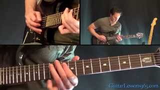 Home Sweet Home Guitar Lesson Pt.2 - Motley Crue - Solo