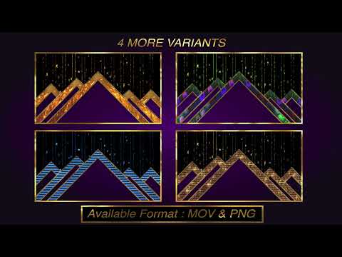 #10 Pyramid Background  | LED MAPPING | MOV | PNG | GIF |  RESOLUME | BY MUSICOM