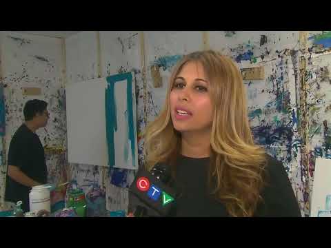 CTV Toronto : Autistic boy puts on art show at UofT