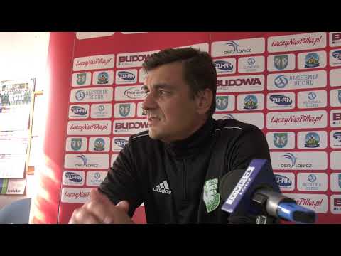 2019.10.06 Pelikan Łowicz - RKS Radomsko  - konferencja pomeczowa