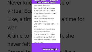 Preacher’s Daughter Wu-Tang Clan [Verse 4: Ghostface Killah] #rap #hiphop #wutangclan #lyrics
