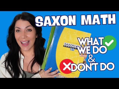 ALL ABOUT SAXON MATH - My Favorite Homeschool Math Curriculum!