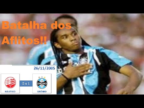 NÁUTICO 0 X 1 GRÊMIO - BATALHA DOS AFLITOS  - Final do Campeonato Brasileiro segunda divisão 2005