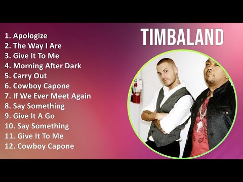Timbaland 2025 MIX Top Hits - Apologize, The Way I Are, Give It To Me, Morning After Dark