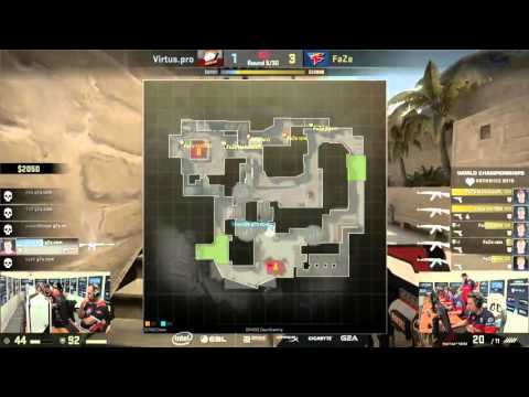 Snax 1vs5 Ninja Defuse Faze vs Virtus.pro IEM Katowice 2016