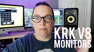 Video thumbnail for KRK V8 V Series Monitors S4 | Beat making Studio Speakers Review by Blake Heart