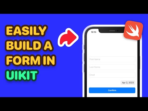 Create a Dynamic Form in UIKit (Compositional Layout, Diffable Data Source, UICollectionView) thumbnail