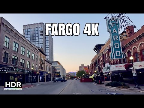 Fargo Driving Tour 4K North Dakota