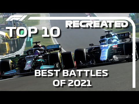 F1 2021 Game: RECREATING THE TOP 10 BATTLES OF 2021