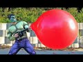 Hulk Popping Giant Balloons
