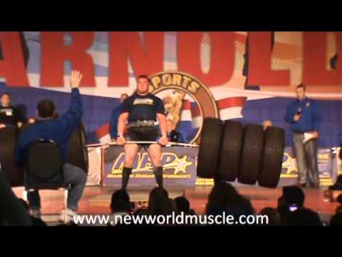 Arnold Strongman 2013 - Tire DeadLifts