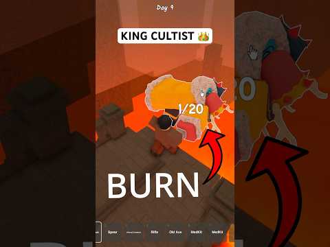 SACRIFICING CULTIST KING IN 99 NIGHTS IN THE FOREST (ROBLOX)