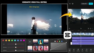 How To Edit Like Cinematic Video In Capcut | Trending Cinematic Reels Editing Full Tutorial
