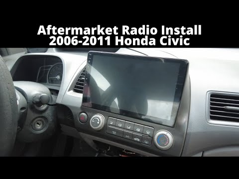 How To Install an Aftermarket Radio [8th Gen Civic]