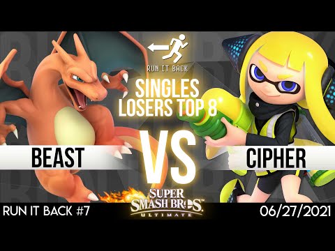 Run It Back #7 - SSBU - NPT | Beast (PKMN Trainer) vs. Cipher (Inkling) - Losers Top 8
