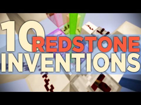 CR3WProductionz - 10 Redstone Inventions in Minecraft - Unique Redstone Showcase
