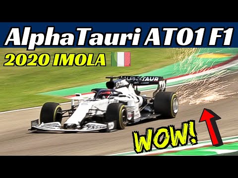 Thumbnail for Pierre Gasly & Daniil Kvyat Tests the 2020 AlphaTauri AT01 at Imola Circuit - Honda V6 Engine Sound! by AlphaTauri AT01