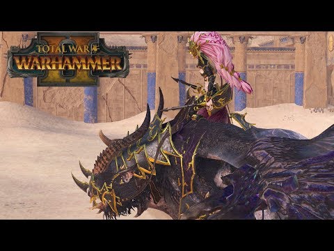 Crazy Manticore Lady - Dark Elves vs Greenskins // Total War: Warhammer II Online Battle