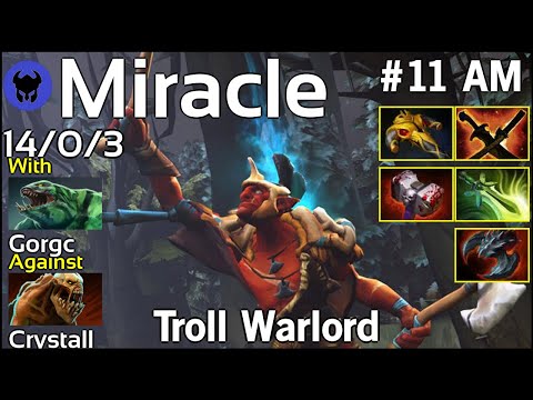Miracle [Liquid] plays Troll Warlord!!! Dota 2 7.21