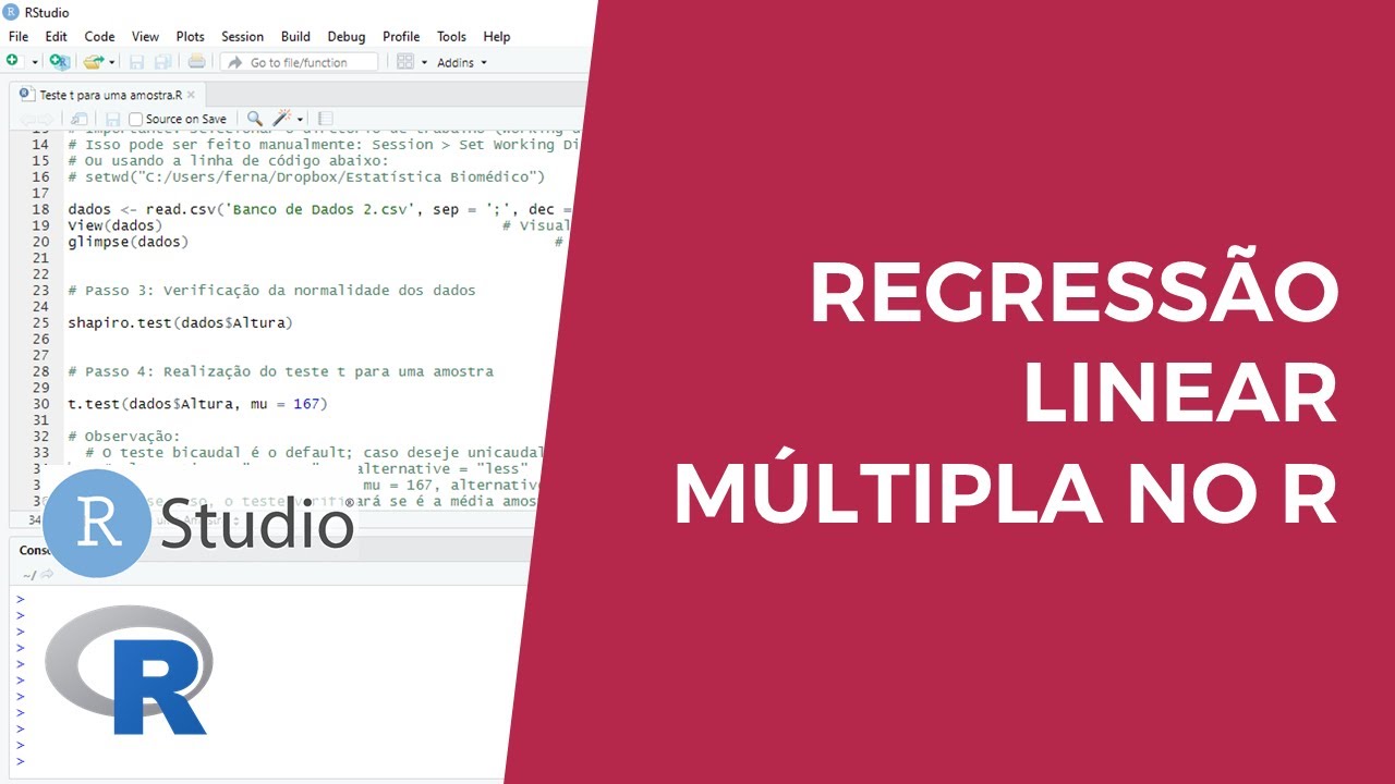 Regressão linear múltipla no R