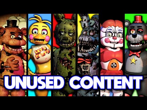 FNAF Series Unused Content (Five Nights at Freddy's) | LOST BITS [TetraBitGaming]