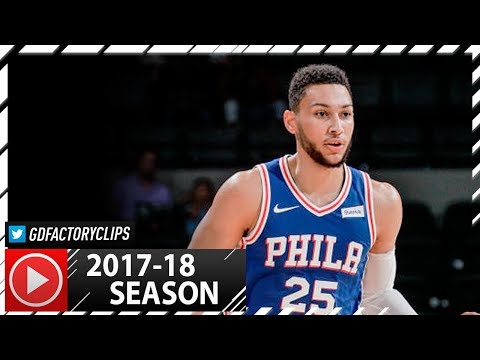 Ben Simmons Full PS Highlights vs Nets (2017.10.11) - 9 Pts, 8 Reb, 6 Ast