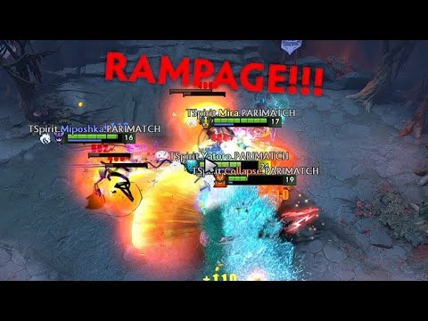 First RAMPAGE of TI10 Main Event belongs to Yatoro!