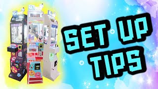 Mega Mini Claw Machine SET UP tips before taking them to the locations!