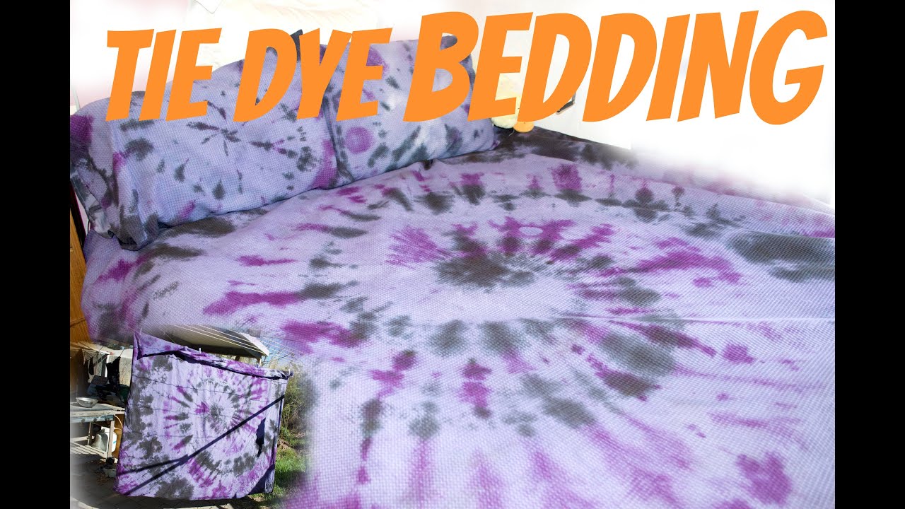 Tie Dye Bedding | DIY with me