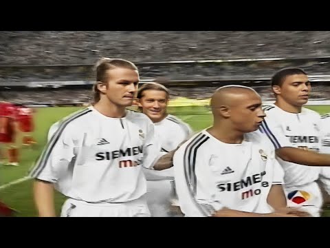 Show Legendario de los Galácticos del Real Madrid en 2003 (Ronaldo, Zidane, Beckham)