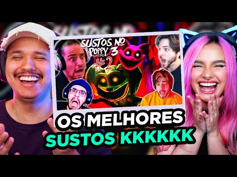 quase foi de F KKKKK SUSTOS dos STREAMERS em Poppy Play Time 3! | React Maiquizin
