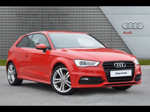 AUDI A3 TFSI S LINE RED 2014