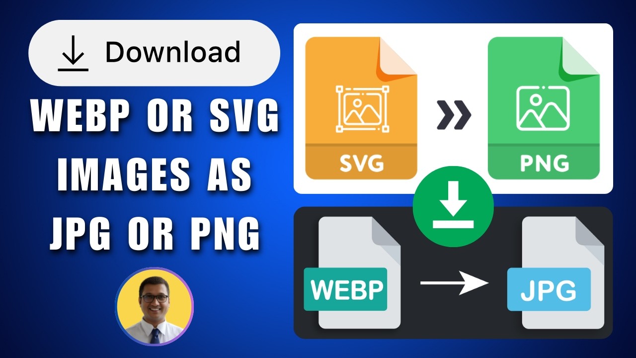 How to Download WebP or SVG Images as JPG or PNG 2026 | Convert WebP or SVG to JPG or PNG