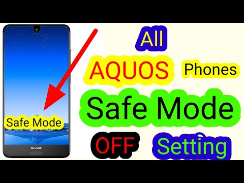 Make Online AQUOS Phone Safe Mode  Setting/Online setting