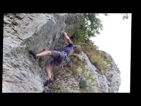 arrampicare a Guadagnolo  " A Sole 7a "