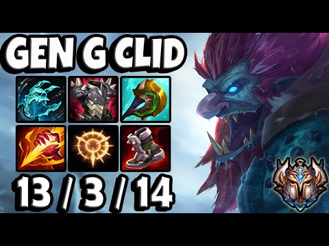 TRUNDLE Jungle vs LEE SIN [ Gen G Clid ] Patch 11.15 Ranked Korea ✅