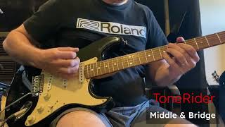 Video thumbnail for ToneRider City Limits Pickups Vs 1997 Squier Strat Factory Pickups by Phil Gaudion