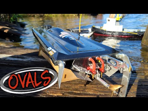 4s Oval Test & Tune Fast Rc Boat - Oxidean Dominator, ZTW 200a, SSS 4074, SMC Racing