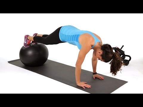 How to Do a Pike on a Swiss Ball | Abs Workout
