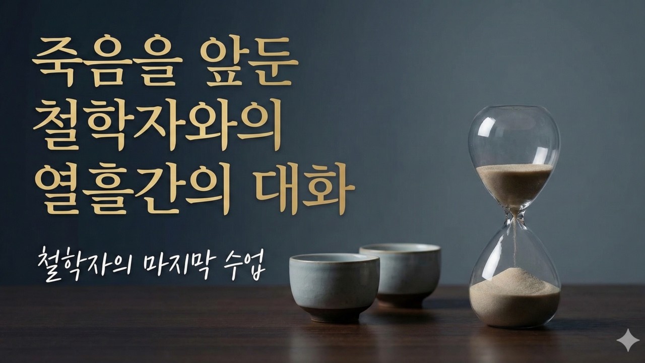 죽음을 앞둔 철학자와의 열흘간의 대화 | 철학자의 마지막 수업