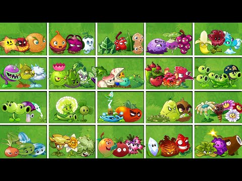 Random 20 Teams, 3 Plants Each - Which Team Plants Will Win? - PVZ 2 Plant vs Plant