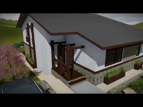 propunere locuinta P+M pe teren in panta