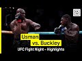 Kamaru Usman Vs Joaquin Buckley UFC Fight Night DAZN Highlights