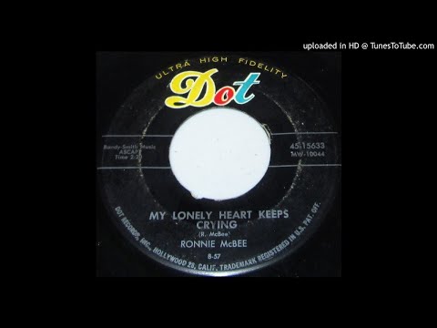Ronnie McBee-"My Lonely Heart Keeps Crying/I'll Be Waiting for You" 1957 ROCKABILLY 45