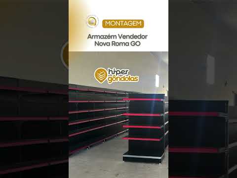 Montagem de Expositores - Armázem Vencedor em Nova Roma GO