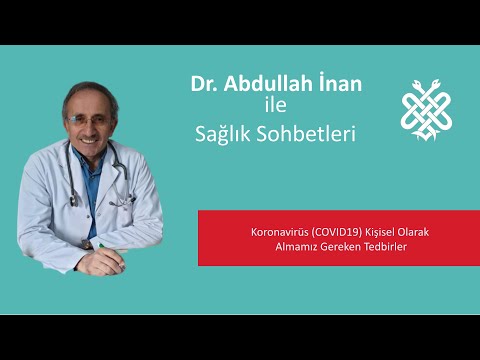 COVID19 Kişisel Olarak Almamız Gereken Tedbirler